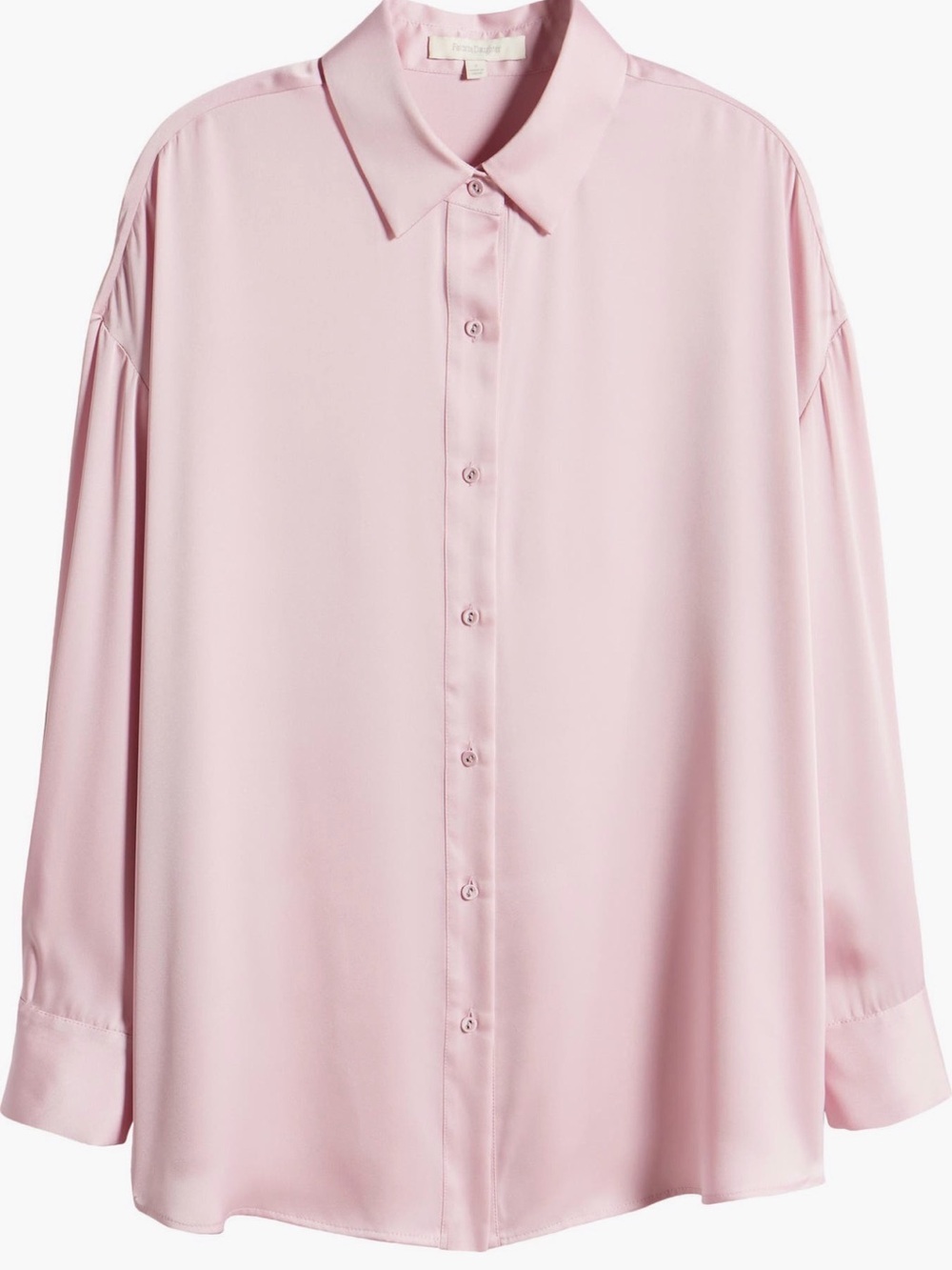 NWT Favorite Daughter The Smooth Ex Boyfriend Shirt Pastel Lavender - Small